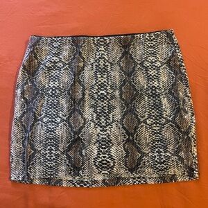 Windsor Animal Print Mini Skirt